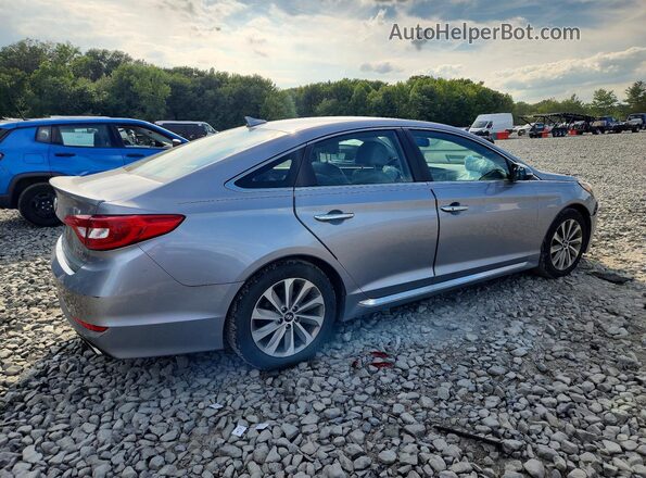 5NPE34AF3HH569723 2017 HYUNDAI SONATA Silver Задня права чверть