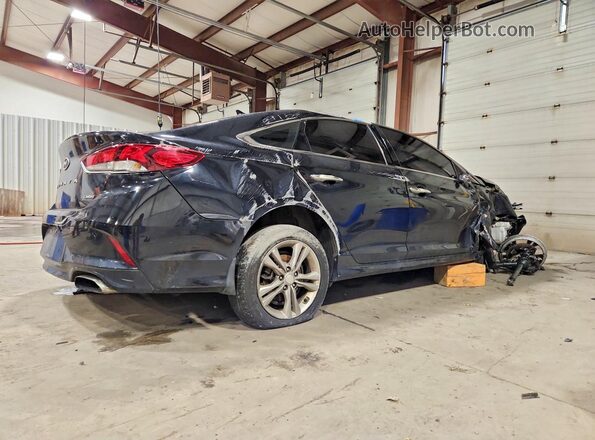 5NPE34AF3JH680696 2018 HYUNDAI SONATA Black უკანა მარჯვენა
