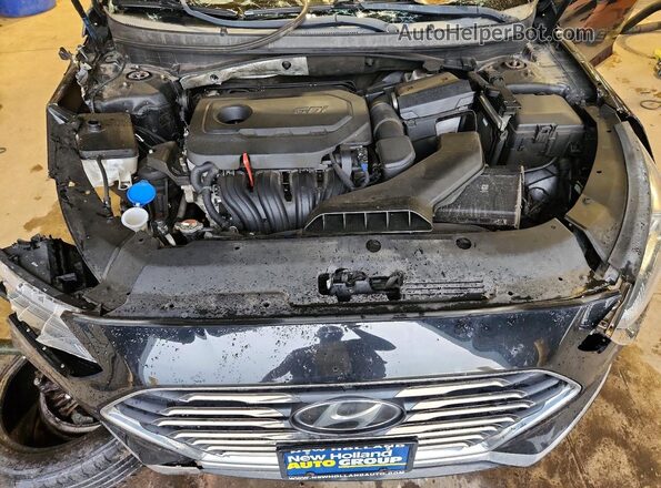 5NPE34AF3JH680696 2018 HYUNDAI SONATA Black უკანა სალონის ხედი