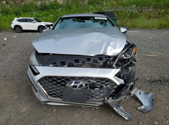 5NPE34AF3KH801986 2019 HYUNDAI SONATA Silver Widok z przodu