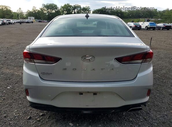 5NPE34AF3KH801986 2019 HYUNDAI SONATA Silver Widok z tyłu