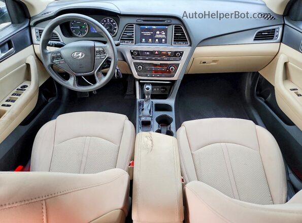 5NPE34AF4GH312634 2016 HYUNDAI SONATA Black Dashboard view
