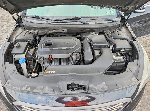5NPE34AF4GH312634 2016 HYUNDAI SONATA Black Rear interior view