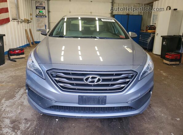 5NPE34AF4HH463328 2017 HYUNDAI SONATA Silver Front view