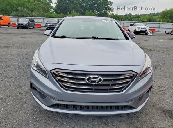 5NPE34AF4HH463751 2017 HYUNDAI SONATA Silver Вид спереду