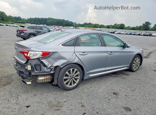 5NPE34AF4HH463751 2017 HYUNDAI SONATA Silver Задня права чверть