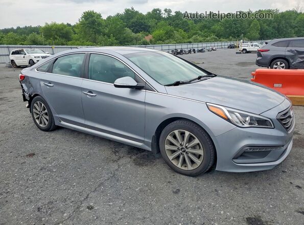 5NPE34AF4HH463751 2017 HYUNDAI SONATA Silver Передня права чверть