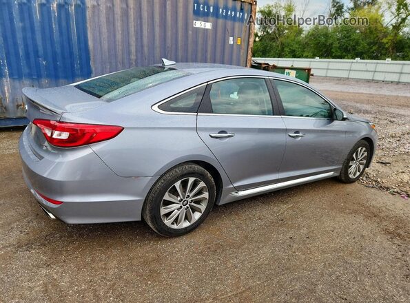 5NPE34AF4HH480369 2017 HYUNDAI SONATA Silver Задня права чверть