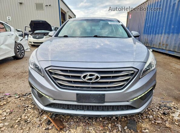 5NPE34AF4HH480369 2017 HYUNDAI SONATA Silver Вид спереду