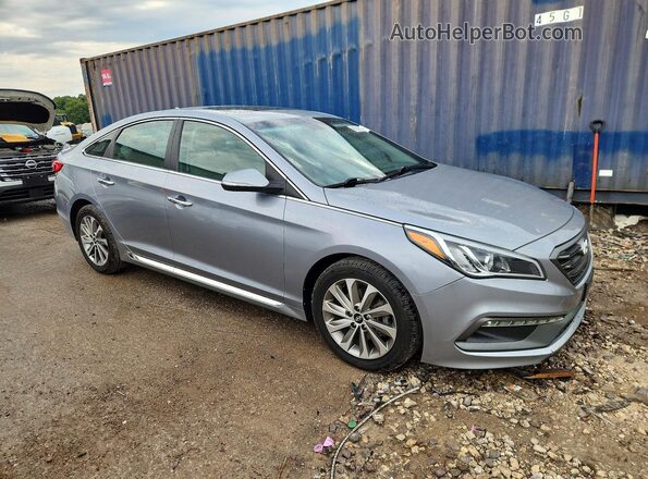 5NPE34AF4HH480369 2017 HYUNDAI SONATA Silver Передня права чверть