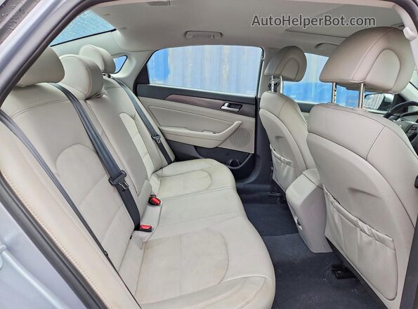 5NPE34AF4HH480369 2017 HYUNDAI SONATA Silver Вид задніх сидінь