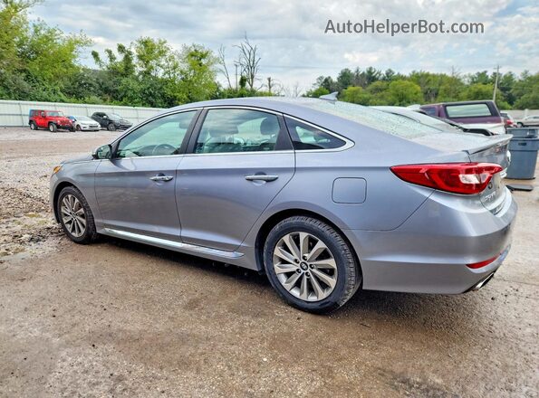 5NPE34AF4HH480369 2017 HYUNDAI SONATA Silver Задня ліва чверть