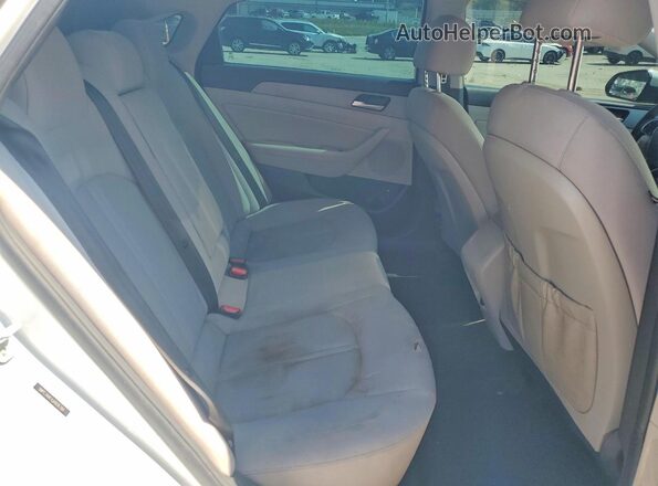 5NPE34AF4JH606784 2018 HYUNDAI SONATA Белый Вид задних сидений