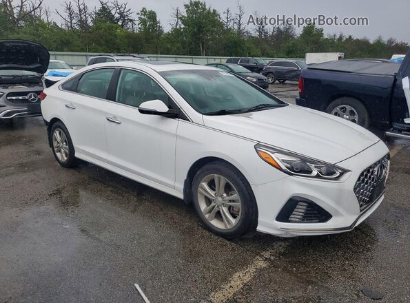 5NPE34AF4KH804038 2019 HYUNDAI SONATA White Առջևի աջ
