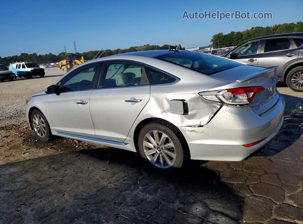 5NPE34AF5GH418851 2016 HYUNDAI SONATA Silver Trasero izquierdo