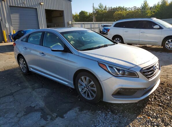 5NPE34AF5GH418851 2016 HYUNDAI SONATA Silver Delantero derecho