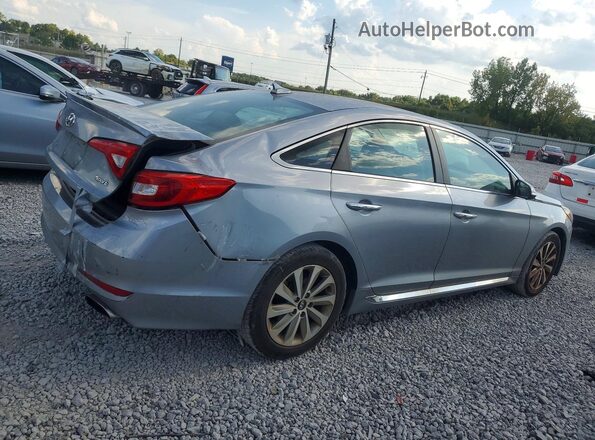 5NPE34AF5HH543771 2017 HYUNDAI SONATA Silver Tył prawy