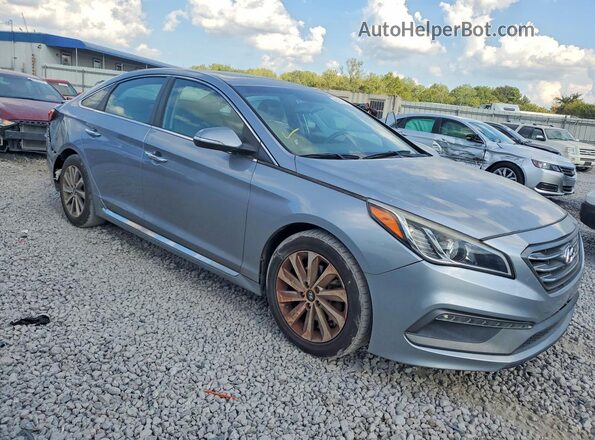 5NPE34AF5HH543771 2017 HYUNDAI SONATA Silver Przód prawy