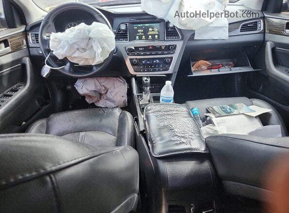 5NPE34AF6GH433407 2016 HYUNDAI SONATA Черный Вид панели приборов