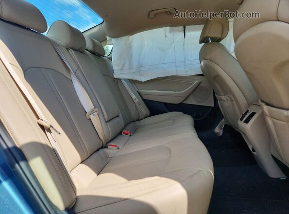 5NPE34AF6HH479577 2017 HYUNDAI SONATA Blue უკანა სავარძლების ხედი