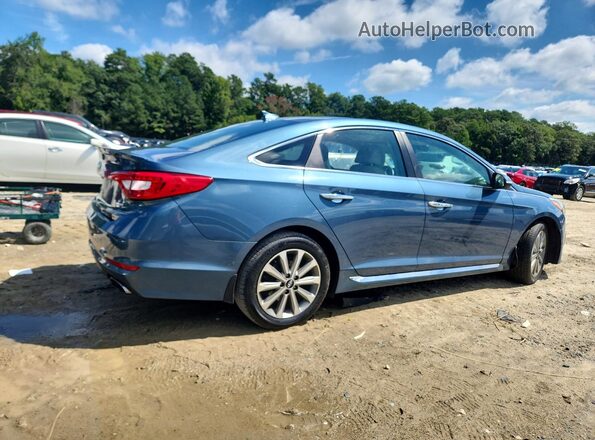 5NPE34AF6HH479577 2017 HYUNDAI SONATA Blue უკანა მარჯვენა