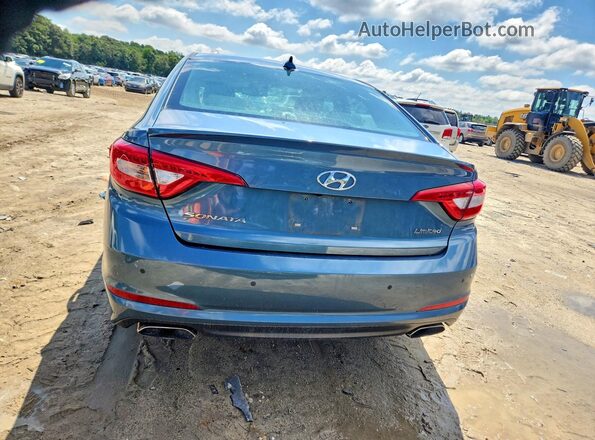 5NPE34AF6HH479577 2017 HYUNDAI SONATA Blue უკანა ხედი