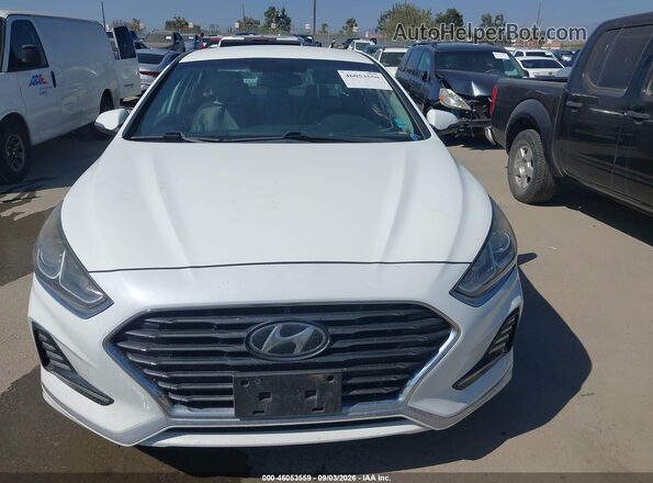 5NPE34AF6JH667764 2018 HYUNDAI SONATA White Vista frontal