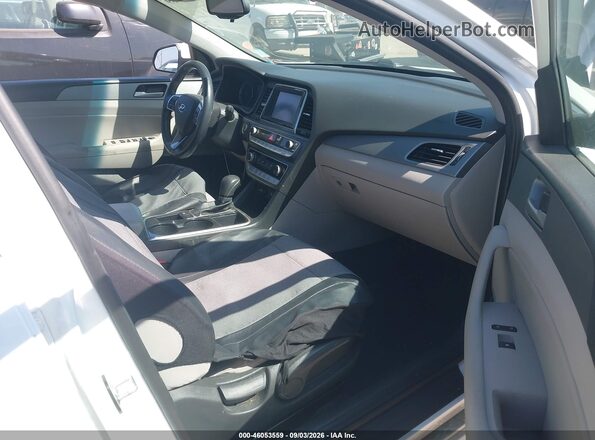 5NPE34AF6JH667764 2018 HYUNDAI SONATA White Vista interior delantera