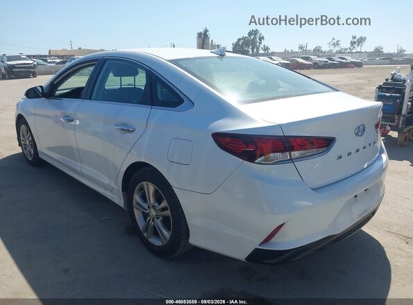 5NPE34AF6JH667764 2018 HYUNDAI SONATA White Trasero izquierdo