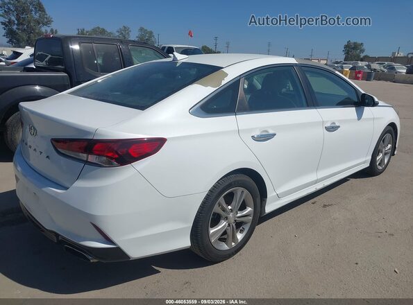 5NPE34AF6JH667764 2018 HYUNDAI SONATA White Trasero derecho