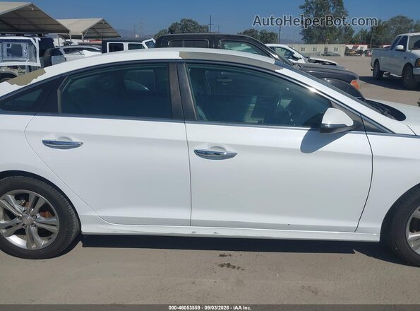 5NPE34AF6JH667764 2018 HYUNDAI SONATA White Vista interior trasera