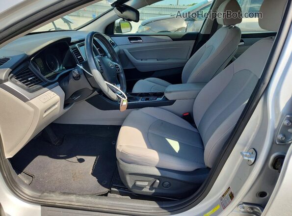 5NPE34AF6KH773424 2019 HYUNDAI SONATA Silver წინა სალონის ხედი