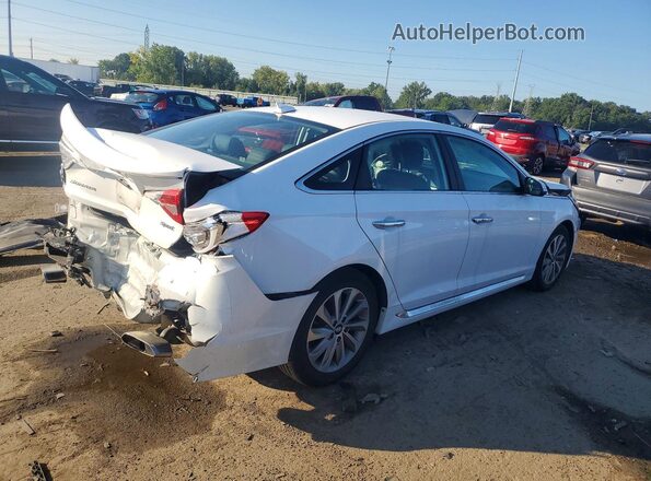 5NPE34AF7HH509444 2017 HYUNDAI SONATA White Tył prawy
