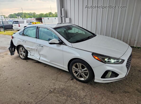 5NPE34AF7KH793018 2019 HYUNDAI SONATA White წინა მარჯვენა