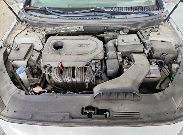 5NPE34AF7KH793018 2019 HYUNDAI SONATA White უკანა სალონის ხედი