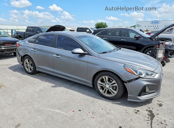 5NPE34AF8JH621482 2018 HYUNDAI SONATA Charcoal Delantero derecho