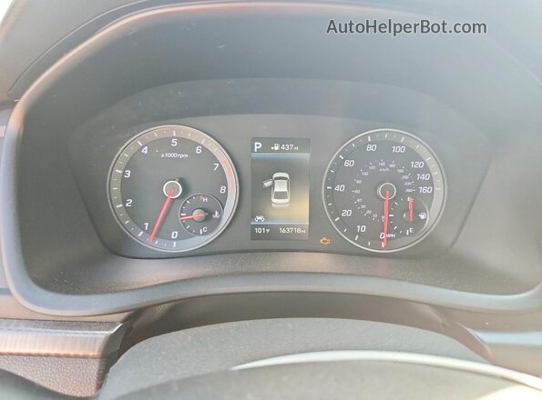 5NPE34AF8KH796820 2019 HYUNDAI SONATA Black Vista del cuadro de instrumentos