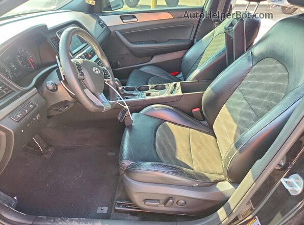 5NPE34AF8KH796820 2019 HYUNDAI SONATA Black Vista interior delantera