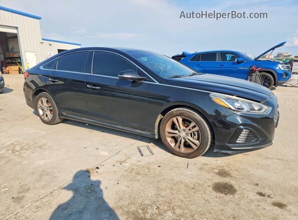 5NPE34AF8KH796820 2019 HYUNDAI SONATA Black Delantero derecho