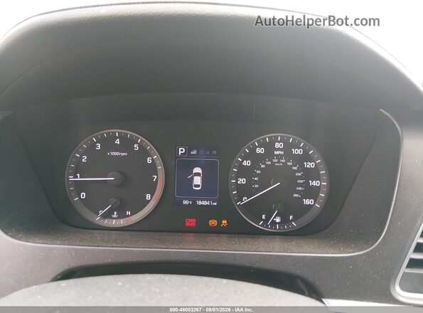 5NPE34AF9HH512913 2017 HYUNDAI SONATA White Հետևի նստատեղերի տեսք
