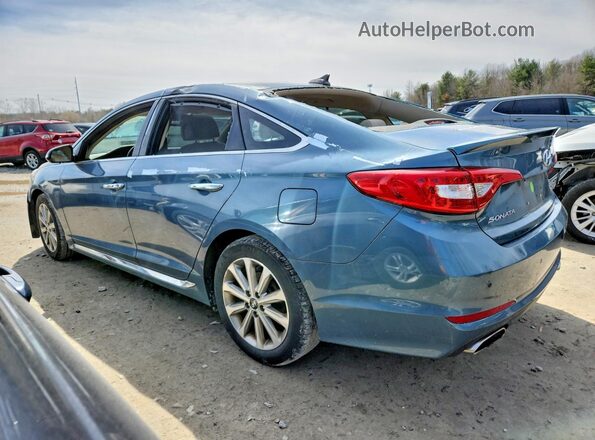 5NPE34AFXGH302416 2016 HYUNDAI SONATA Blue Հետևի ձախ