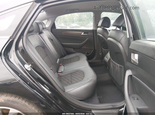 5NPE34AFXHH487990 2017 HYUNDAI SONATA Black VIN sticker view