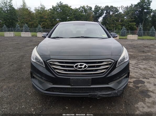 5NPE34AFXHH487990 2017 HYUNDAI SONATA Black Instrument cluster view