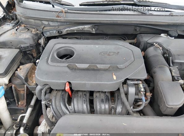 5NPE34AFXHH487990 2017 HYUNDAI SONATA Black Rear view