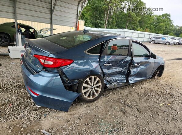 5NPE34AFXHH579665 2017 HYUNDAI SONATA Turquoise Trasero derecho
