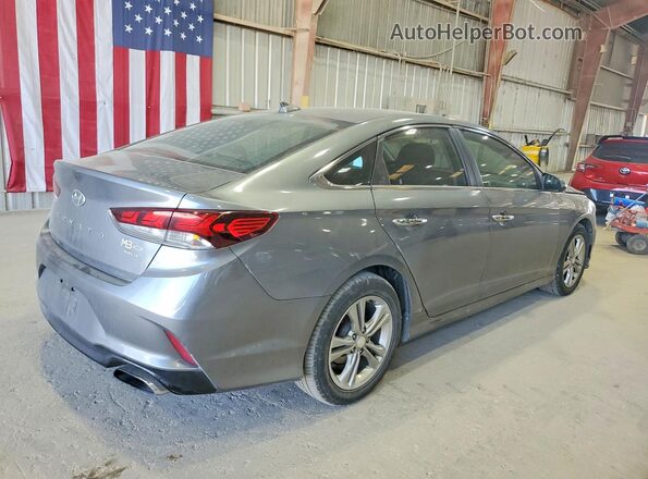 5NPE34AFXKH748770 2019 HYUNDAI SONATA Gray Trasero derecho