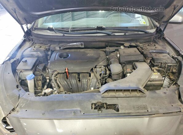 5NPE34AFXKH748770 2019 HYUNDAI SONATA Gray Vista interior trasera