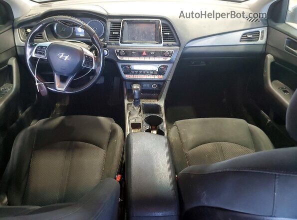 5NPE34AFXKH748770 2019 HYUNDAI SONATA Gray Vista del salpicadero