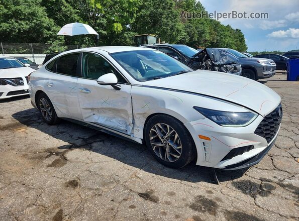 5NPEF4JA0LH033039 2020 HYUNDAI SONATA White Delantero derecho