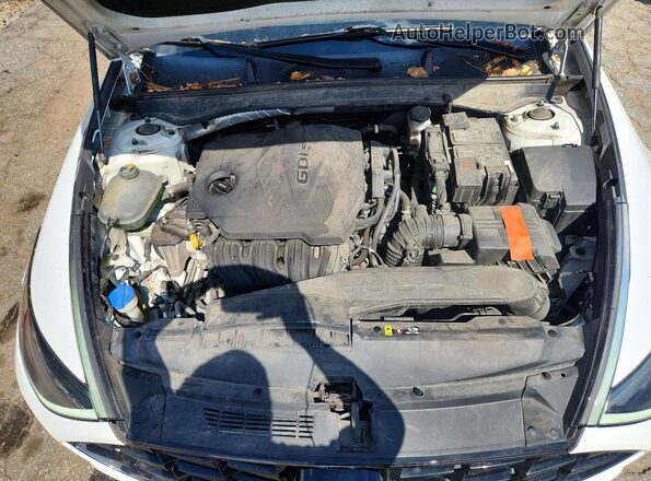 5NPEF4JA0LH033039 2020 HYUNDAI SONATA White Vista interior trasera